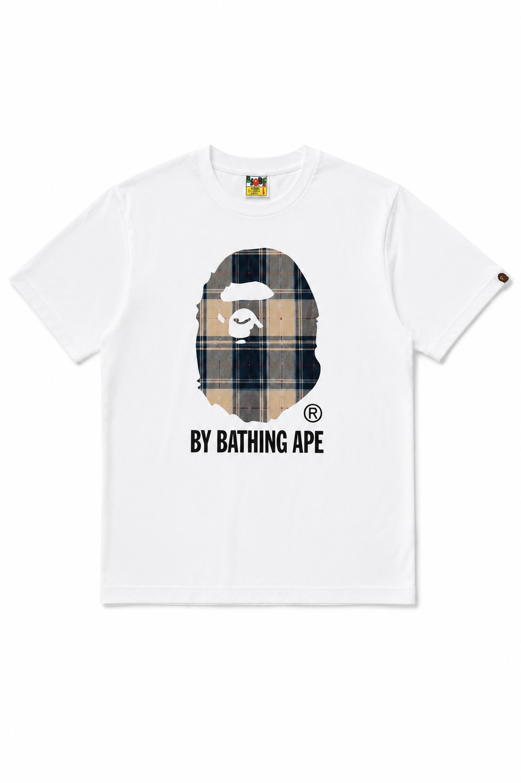 Tartan Graphic Tee — Blanc