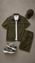 Khaki Nylon Set - TonOutfit
