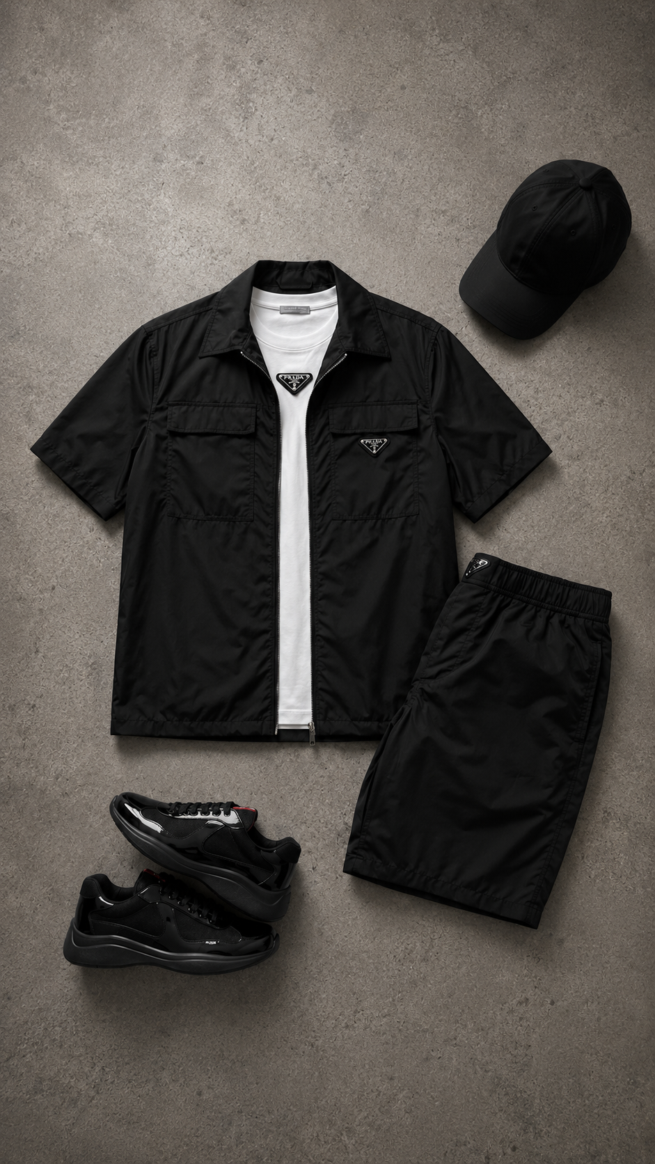 Obsidian Nylon Set - TonOutfit