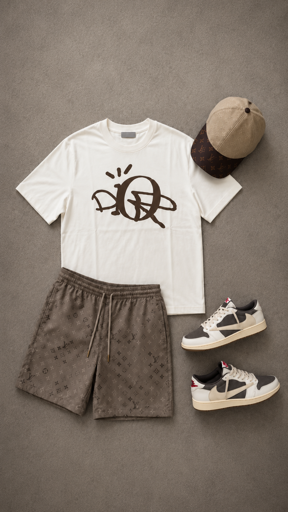 Caramel Monogram Set - TonOutfit