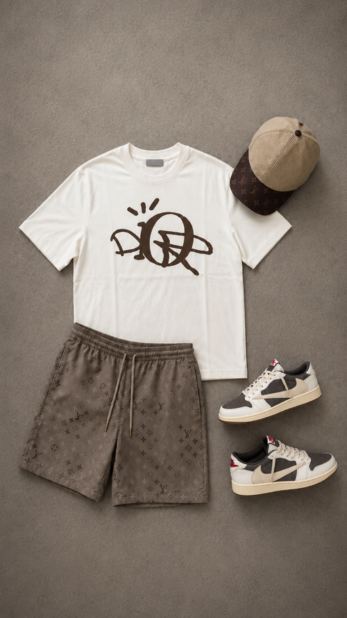 Caramel Monogram Set - TonOutfit