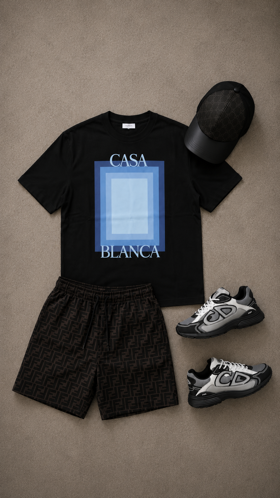 Blue Frame Set - TonOutfit