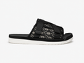 Alpha Oblique Sandals — Navy