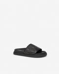 FF Jacquard Sandals — Gris & Noir