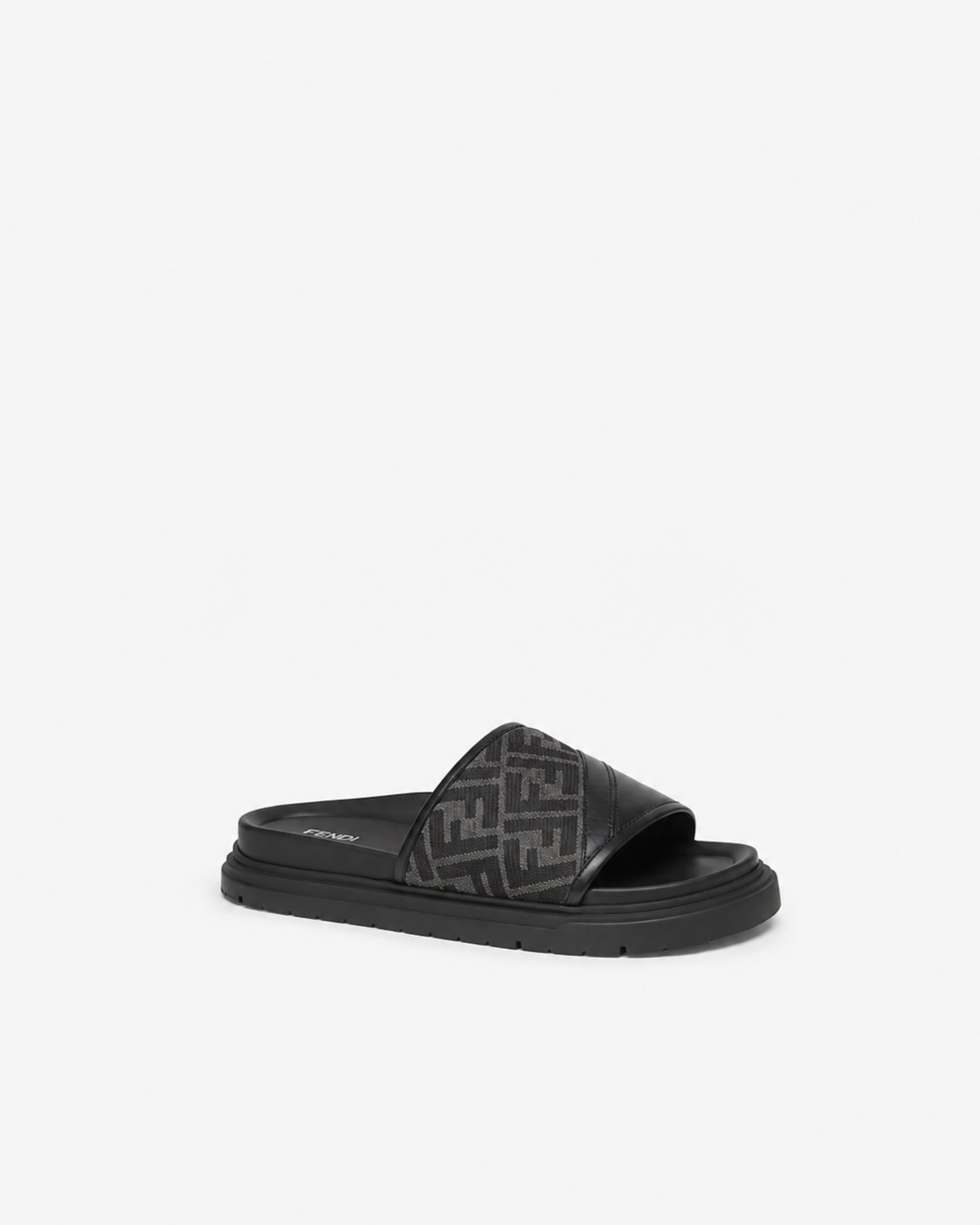 FF Jacquard Sandals — Gris & Noir