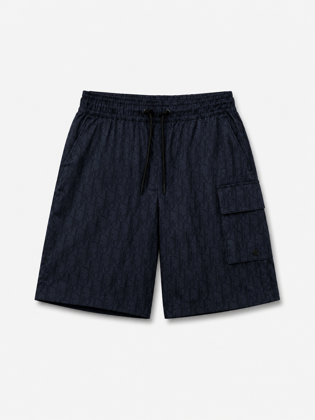Oblique Monogram Short — Navy